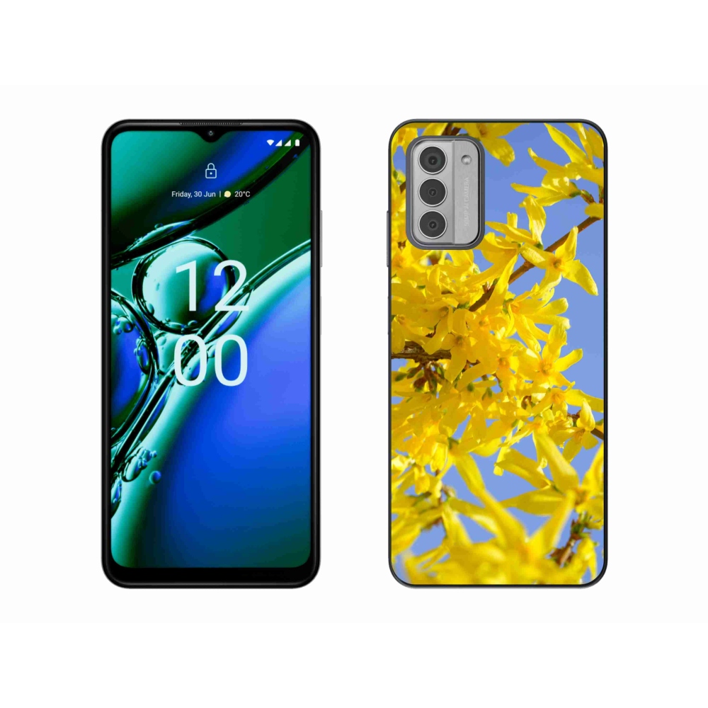 Gelový kryt mmCase na Nokia G42 - žluté květy