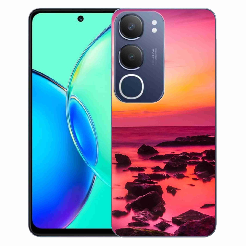 Gelový kryt mmCase na Vivo Y19s - moře a záře