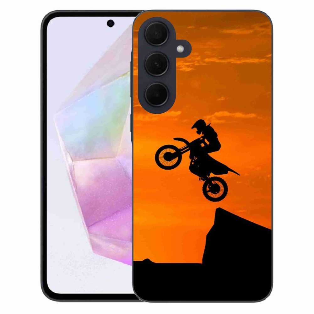 Gelový kryt mmCase na Samsung Galaxy A35 5G - motocross