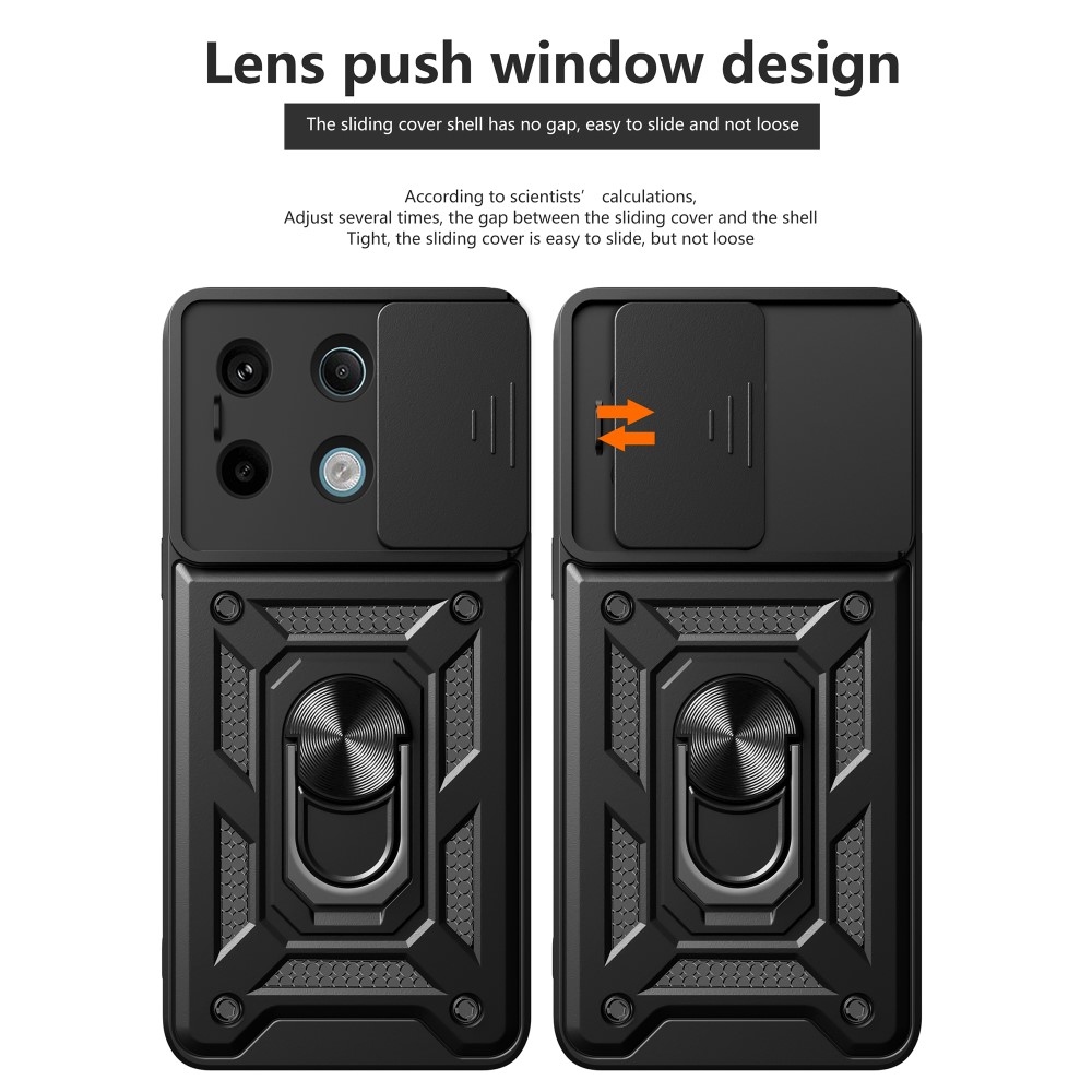 Slide odolný kryt na Xiaomi Redmi Note 13 Pro 5G/Poco X6 5G - černý