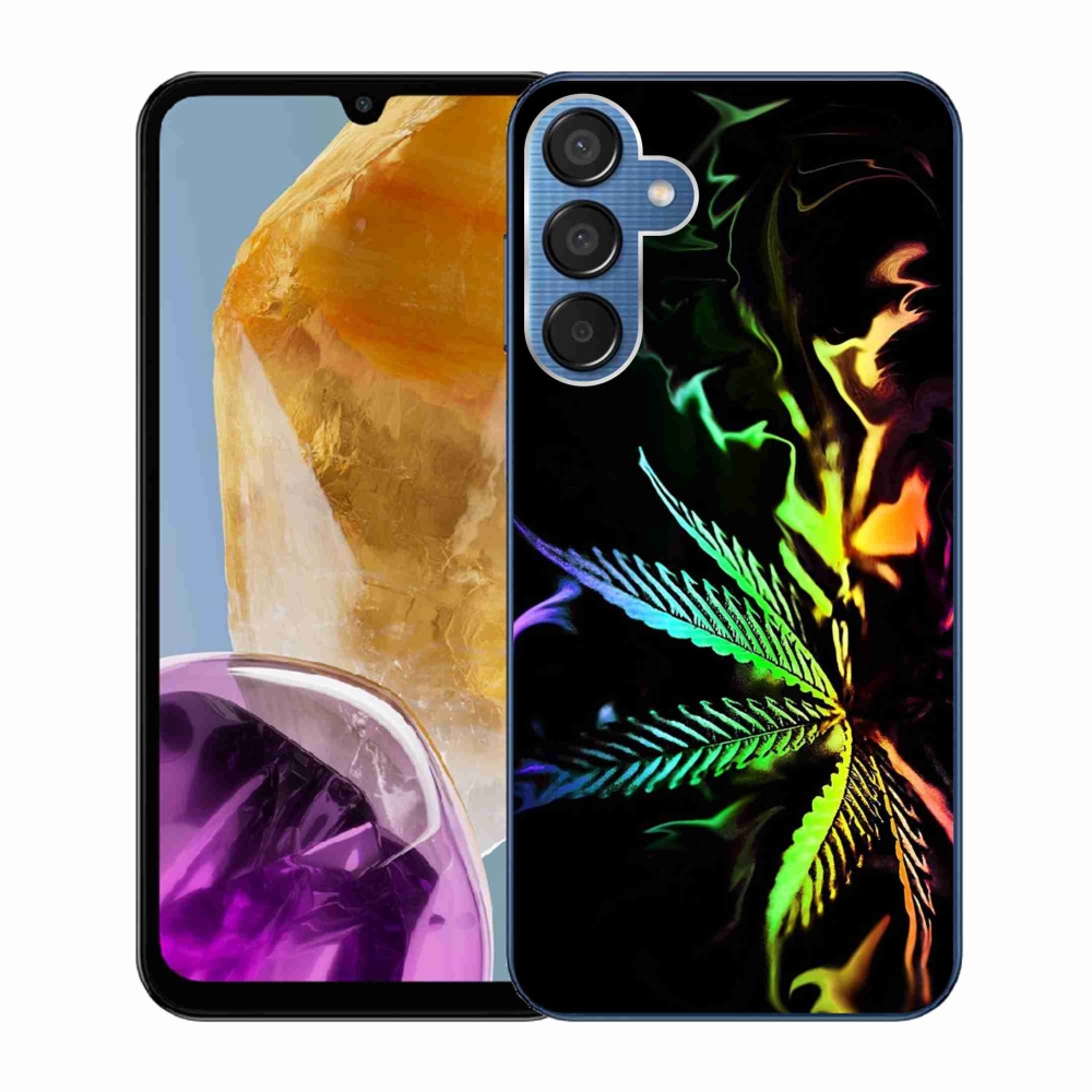 Gelový kryt mmCase na Samsung Galaxy M15 5G - konopí 2