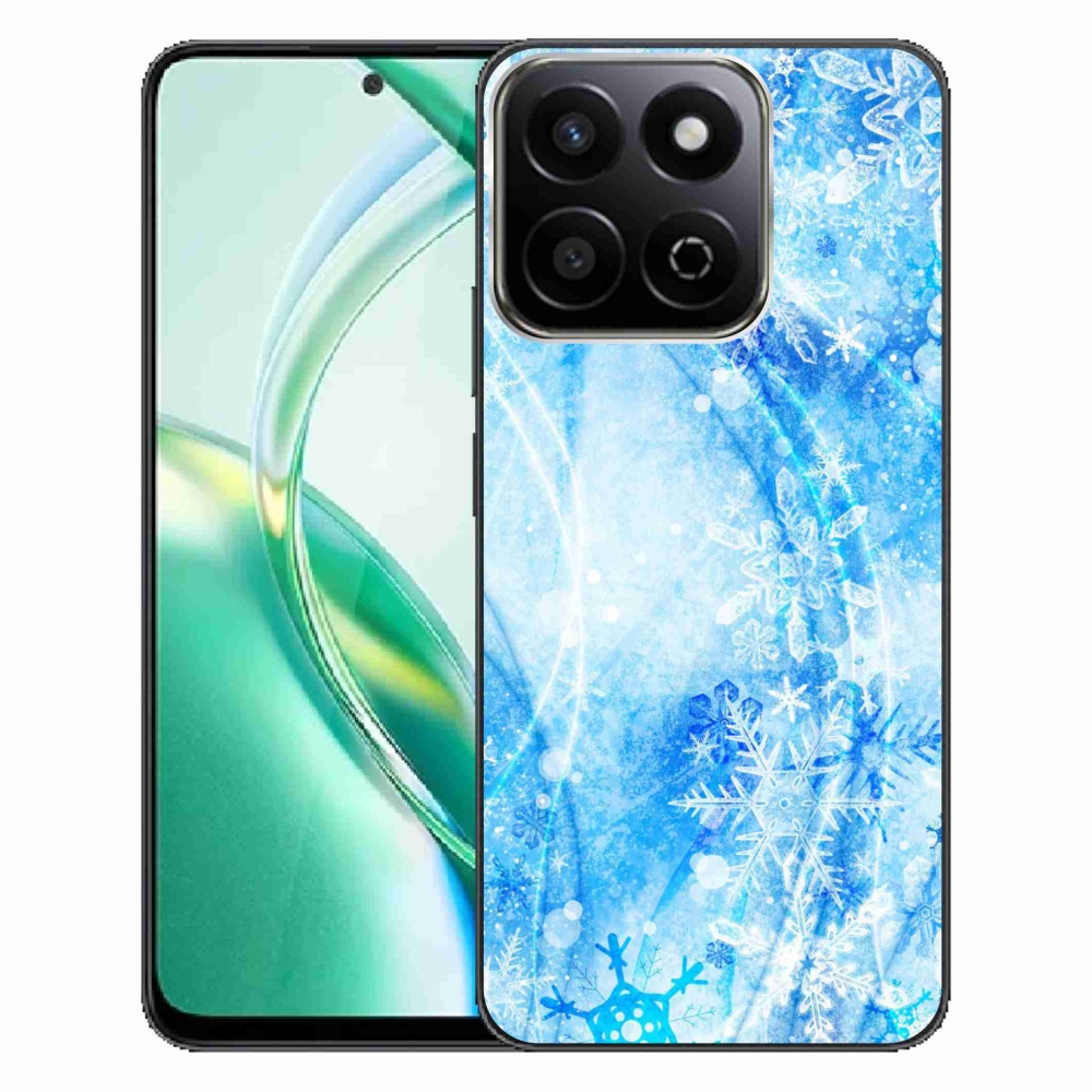 Gelový kryt mmCase na Honor 200 Smart 5G - sněhové vločky