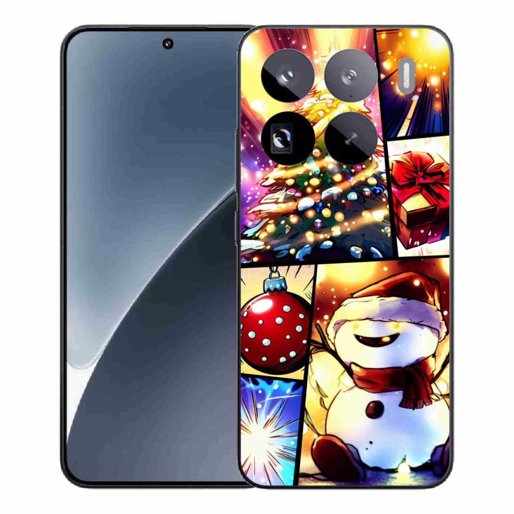Gelový kryt mmCase na Xiaomi 15 Pro - vánoční motivy 1