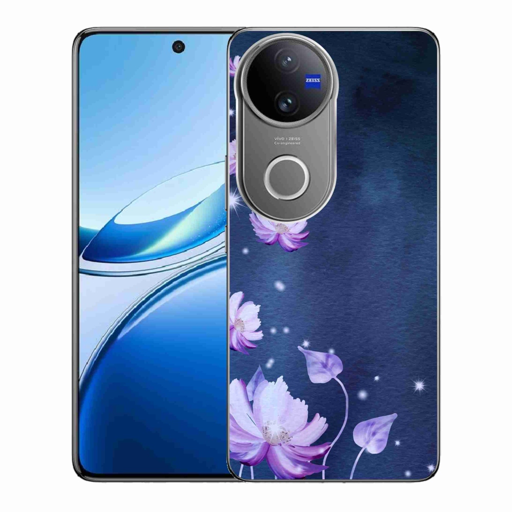 Gelový kryt mmCase na Vivo V50 5G - padající květy