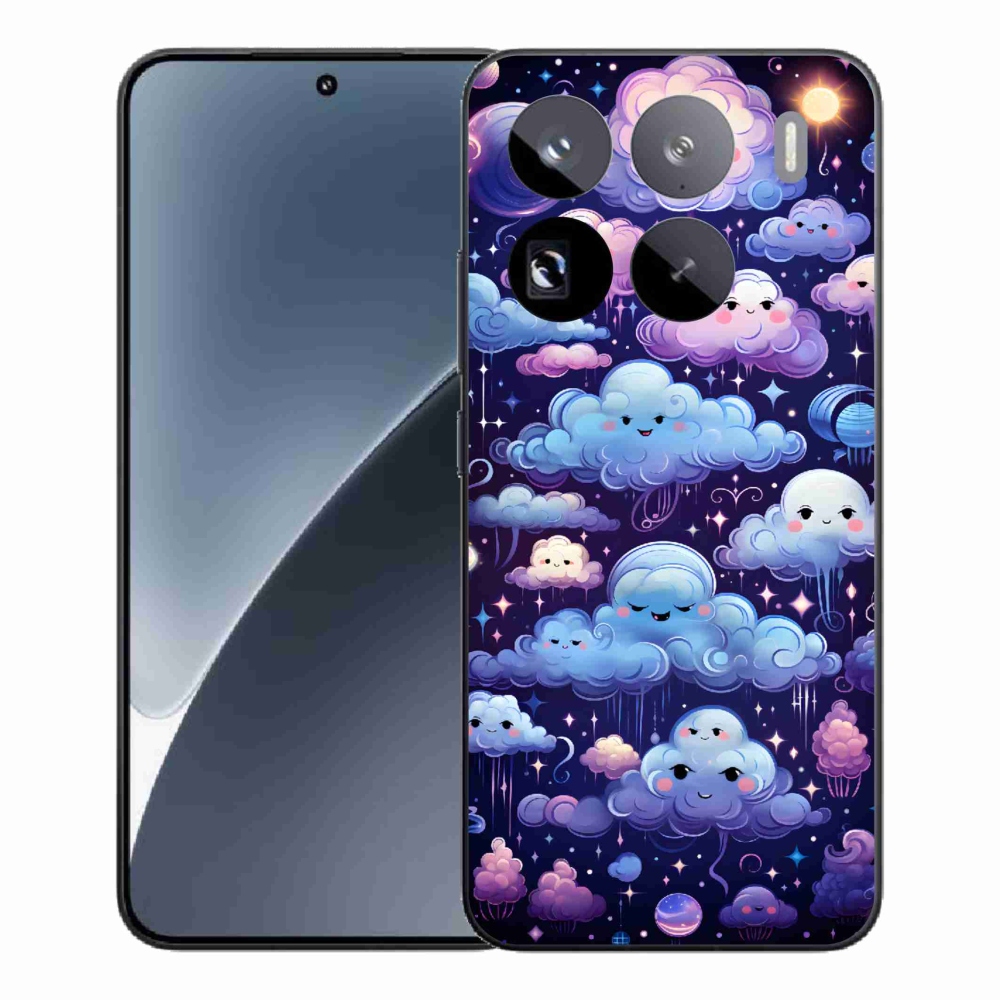 Gelový kryt mmCase na Xiaomi 15 Pro - mráčky