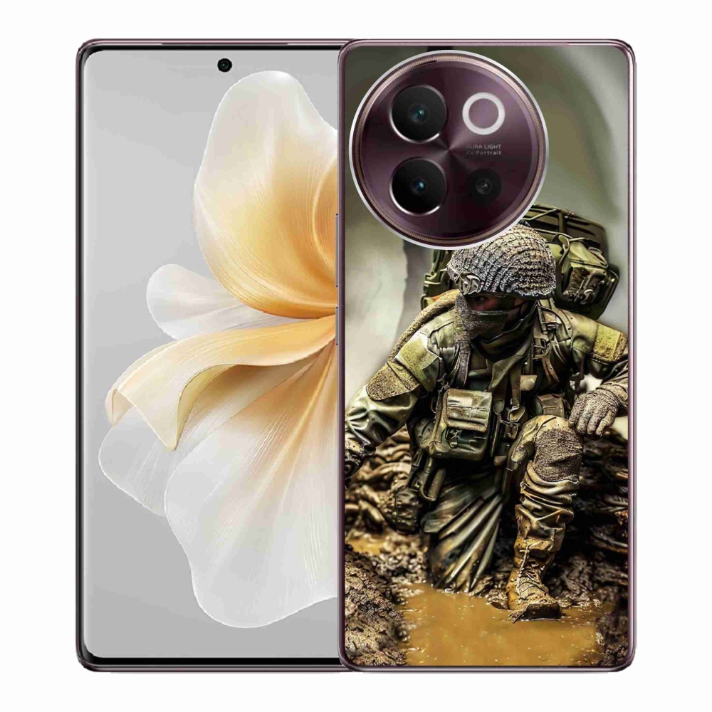 Gelový kryt mmCase na Vivo V40 Lite 5G - voják