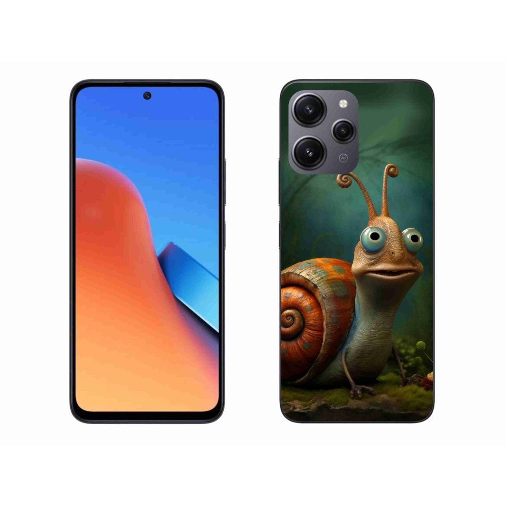 Gelový kryt mmCase na Xiaomi Redmi 12 - šnek