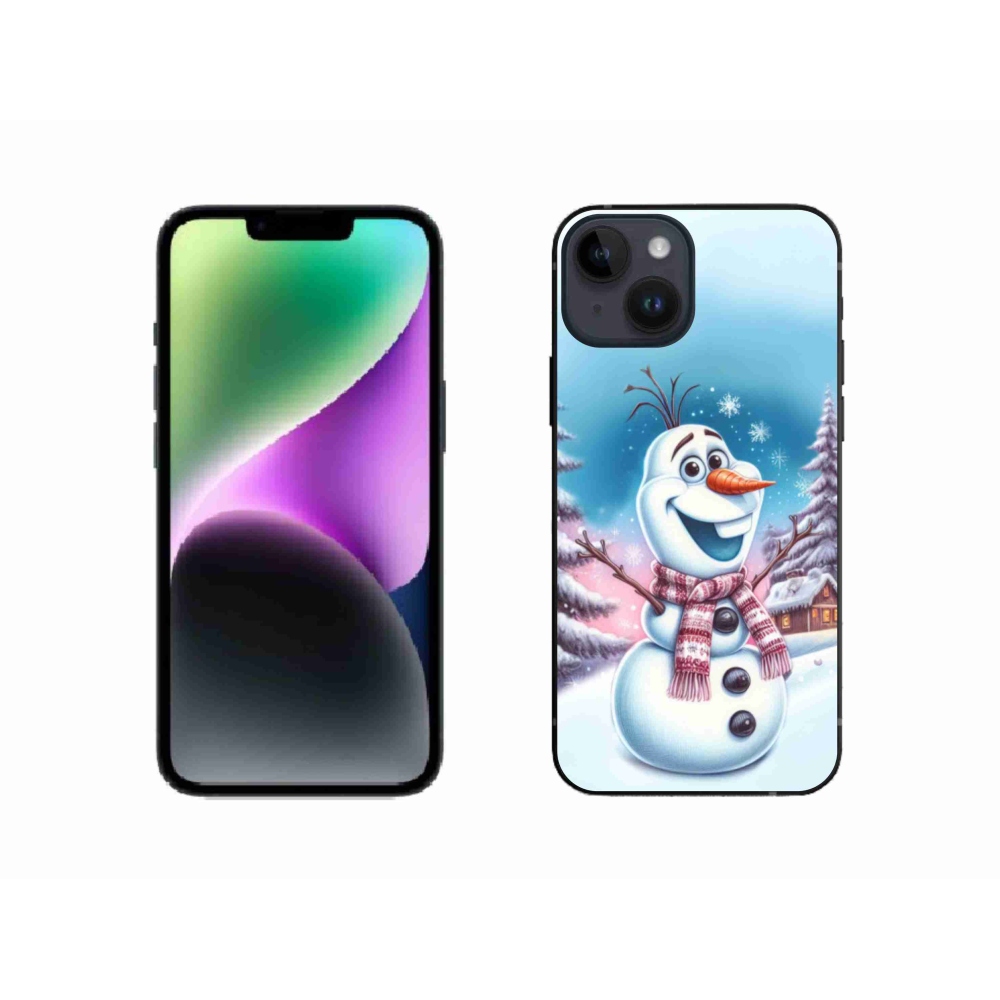 Gelový kryt mmCase na iPhone 14 - ledové království