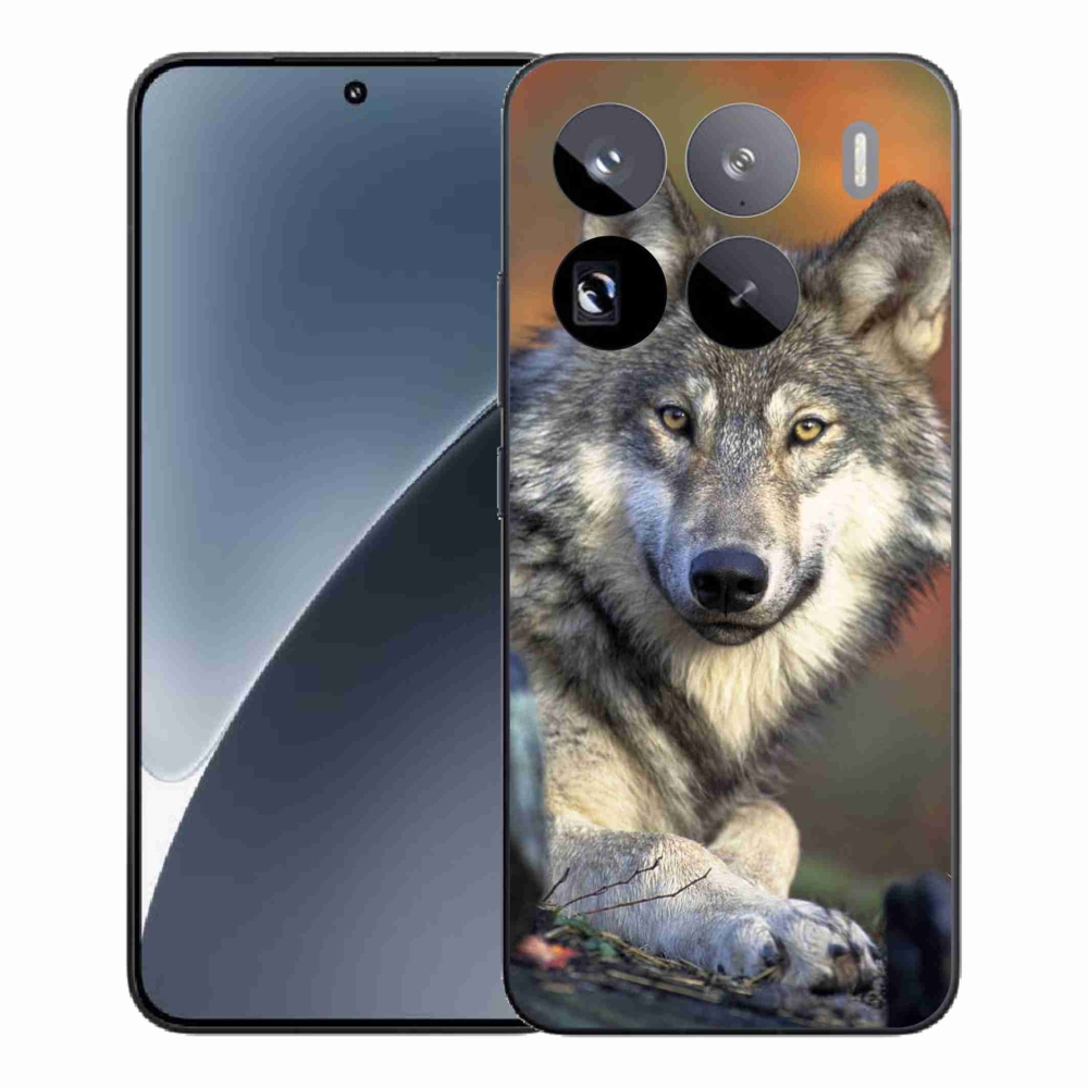 Gelový kryt mmCase na Xiaomi 15 Pro - vlk