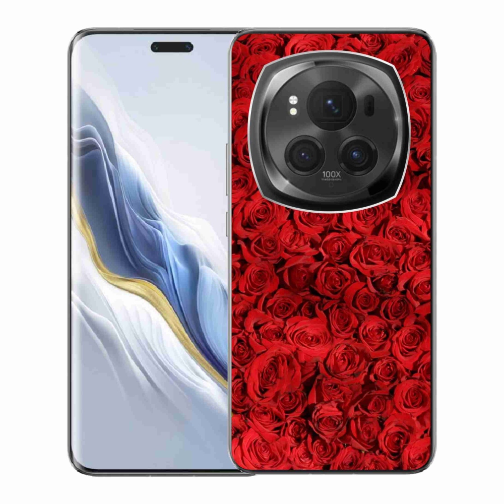 Gelový kryt mmCase na Honor Magic 6 Pro 5G - růže