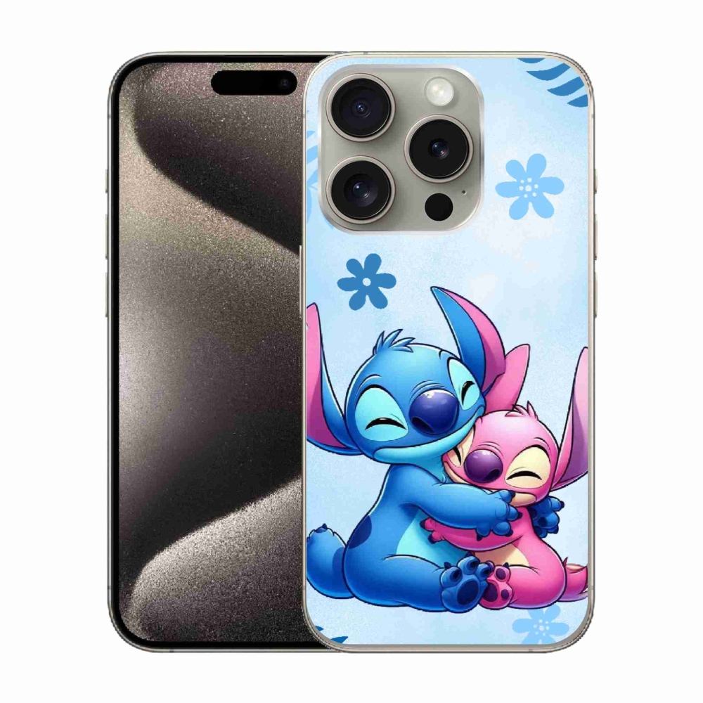 Gelový kryt mmCase na iPhone 15 Pro - stitch 1