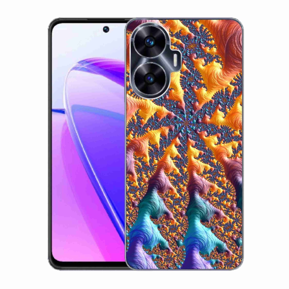 Gelový kryt mmCase na Realme C55 - abstraktní motiv 23