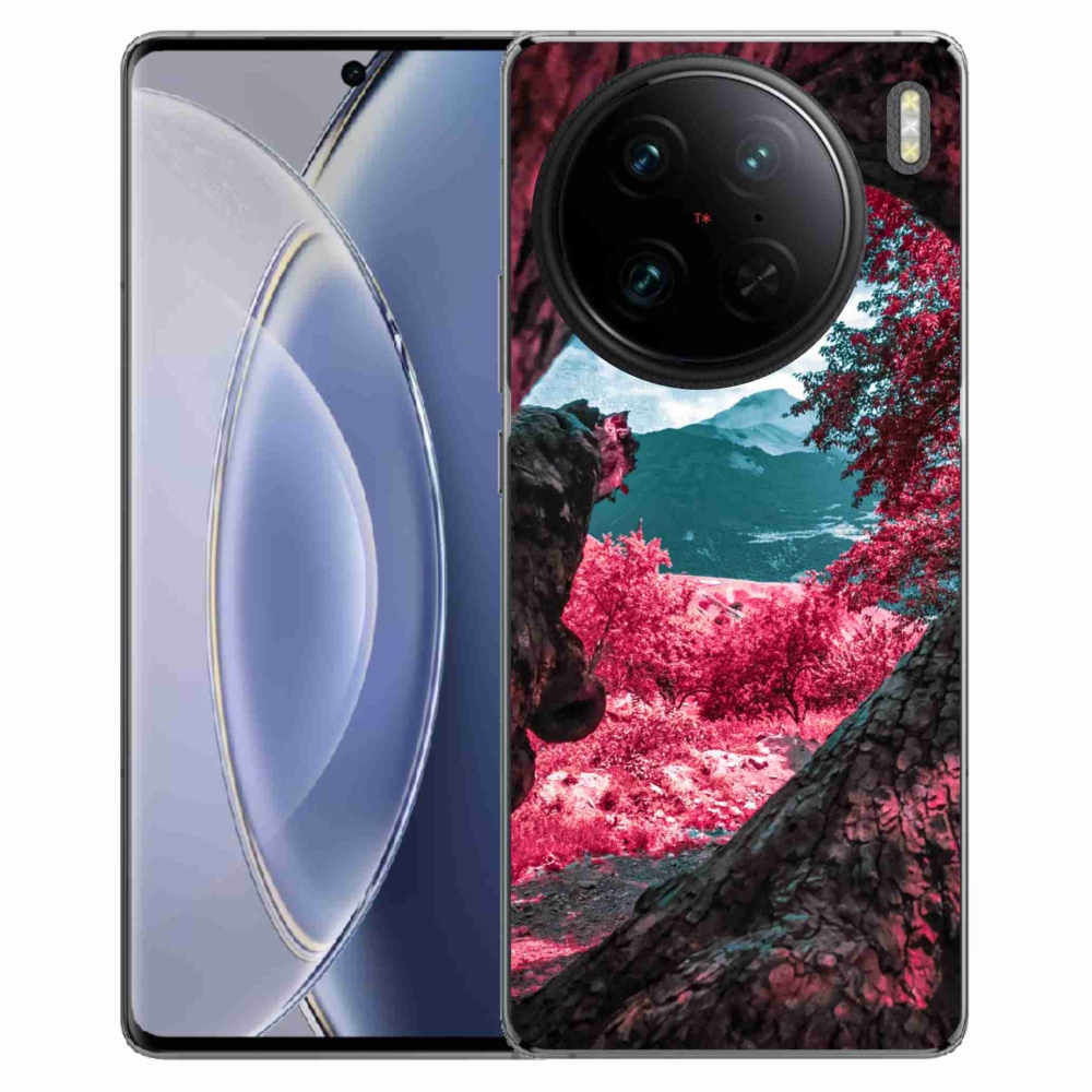 Gelový kryt mmCase na Vivo X90 Pro - výhled na hory