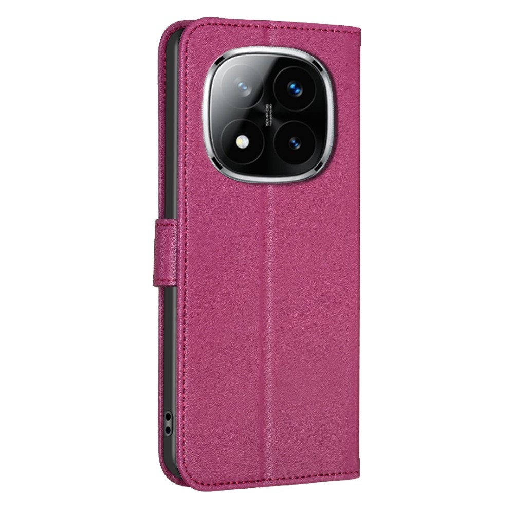 Clover knížkové pouzdro na Xiaomi Redmi Note 14 Pro - rose