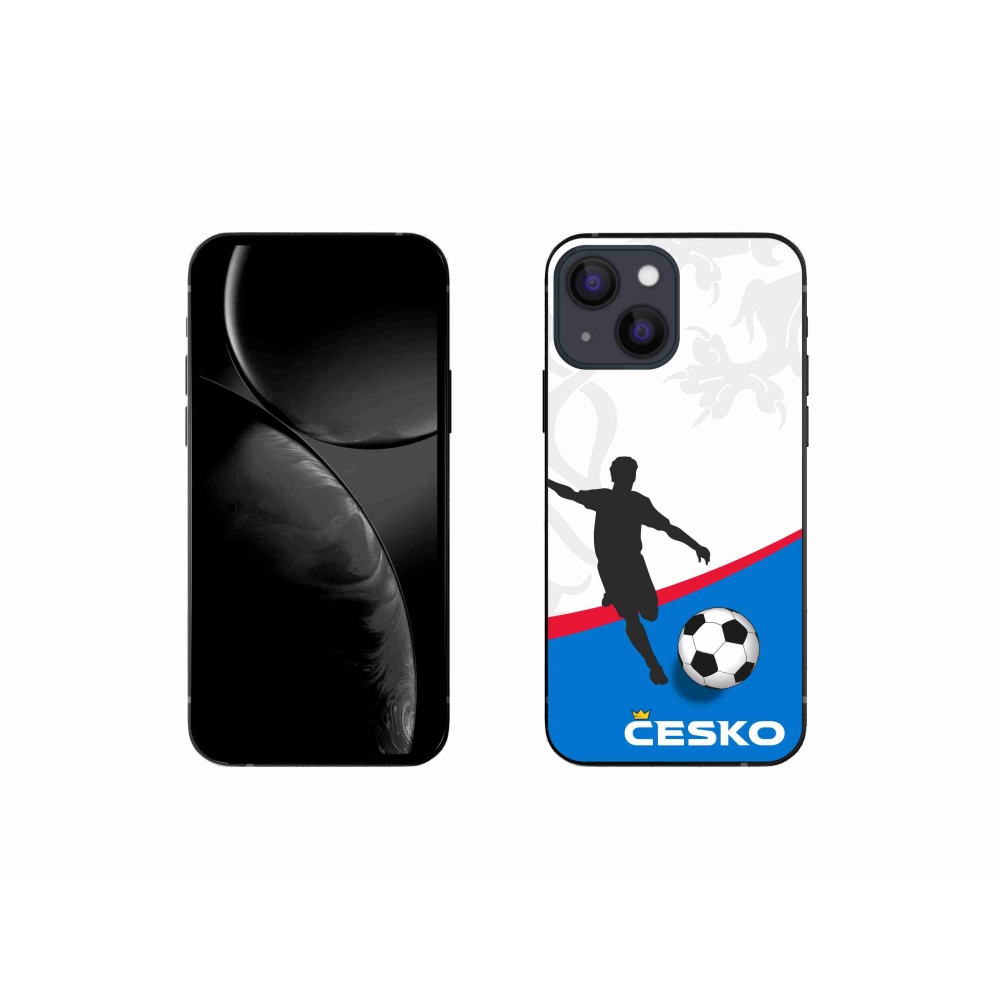 Gelový kryt mmCase na iPhone 13 mini 5.4 - fotbal Česko 1