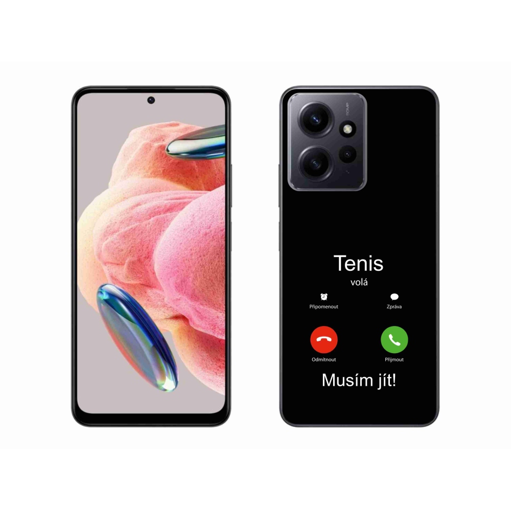 Gelový kryt mmCase na Xiaomi Redmi Note 12 4G - tenis volá černé pozadí
