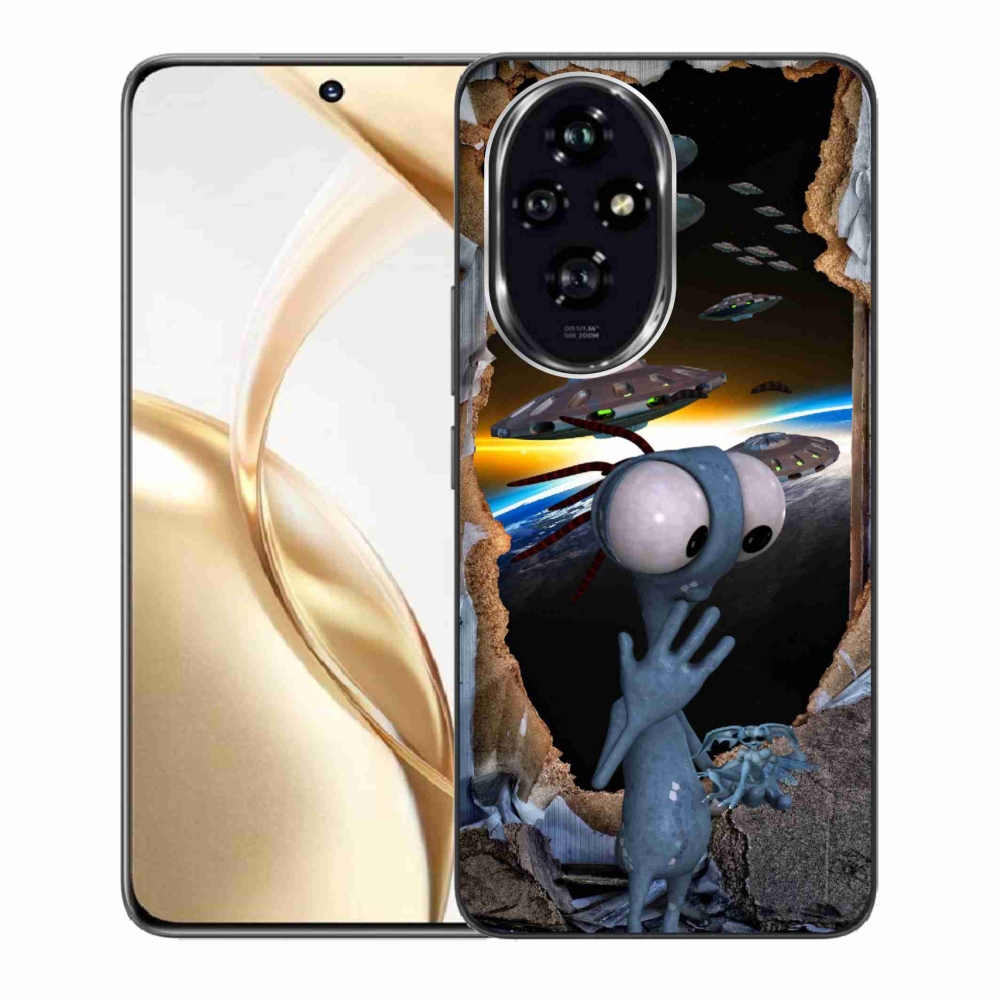 Gelový kryt mmCase na Honor 200 5G - mimozemšťan