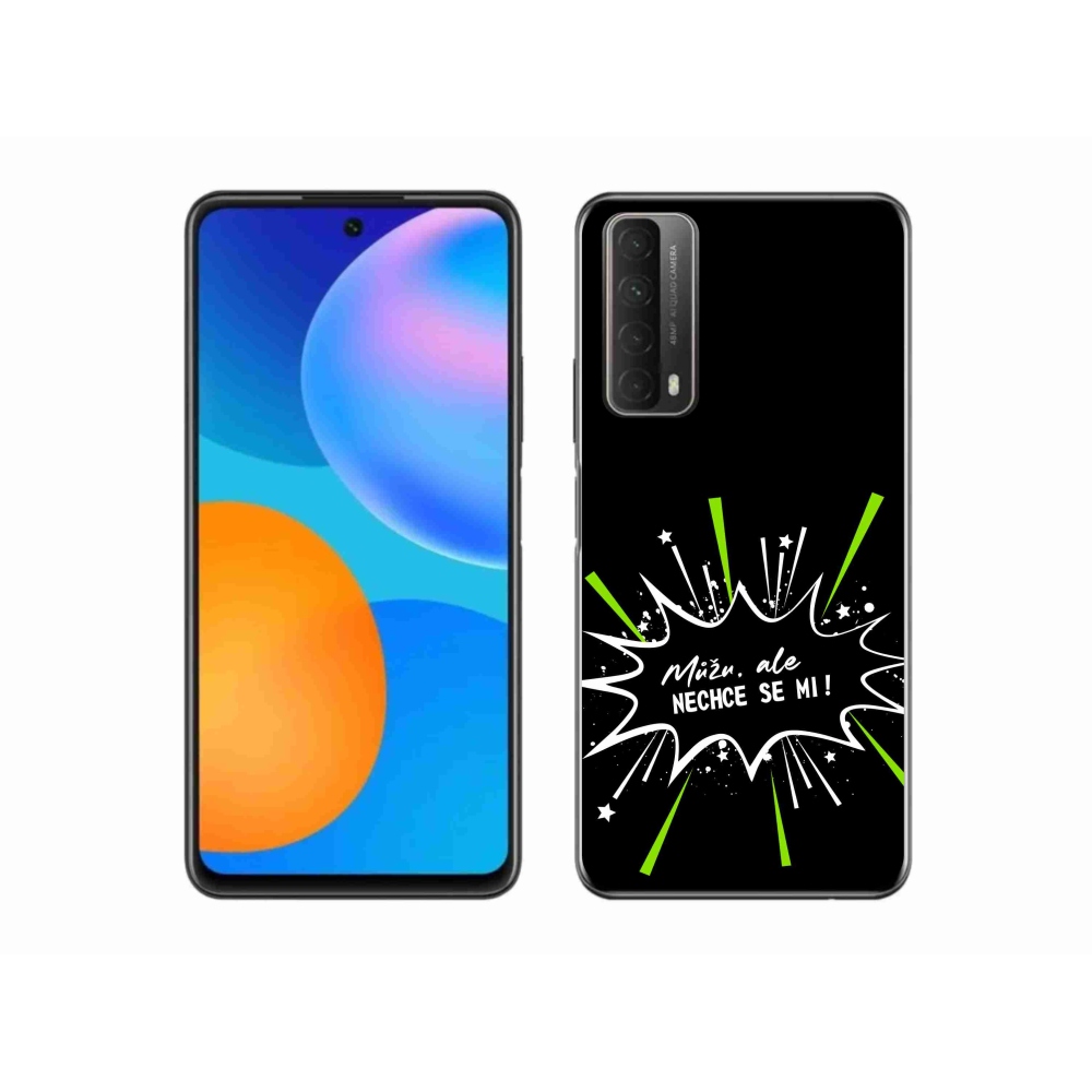 Gelový kryt mmCase na Huawei P Smart (2021) - vtipný text 11 černé pozadí