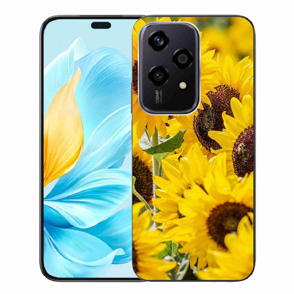 Gelový kryt mmCase na Honor 200 Lite 5G - slunečnice