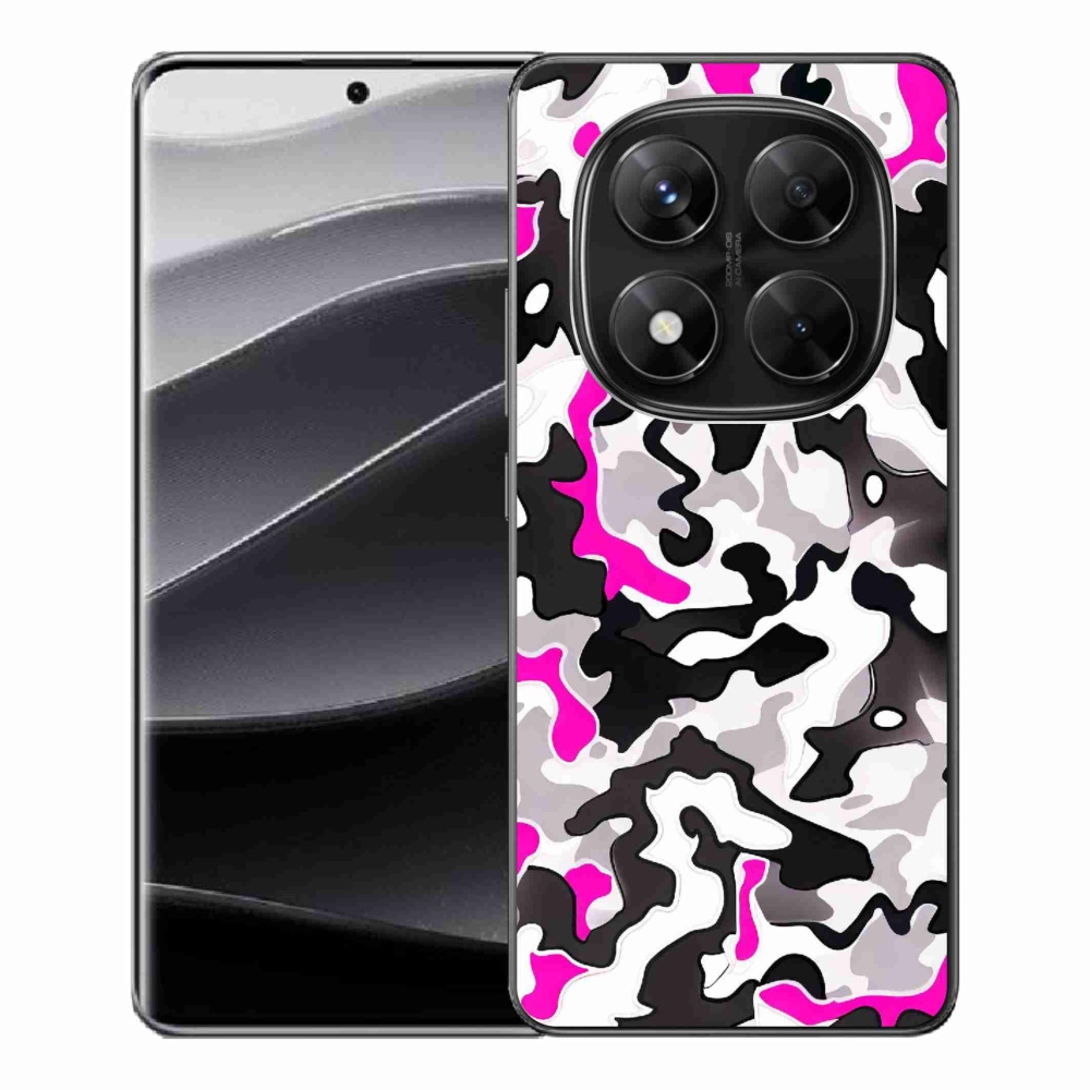 Gelový kryt mmCase na Xiaomi Redmi Note 14 Pro 5G/Poco X7 5G - maskáčový vzor 5