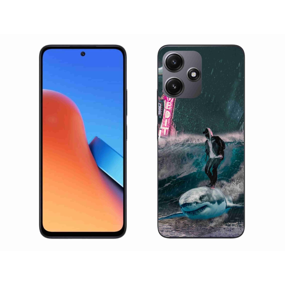 Gelový kryt mmCase na Xiaomi Redmi 12 5G - žralok