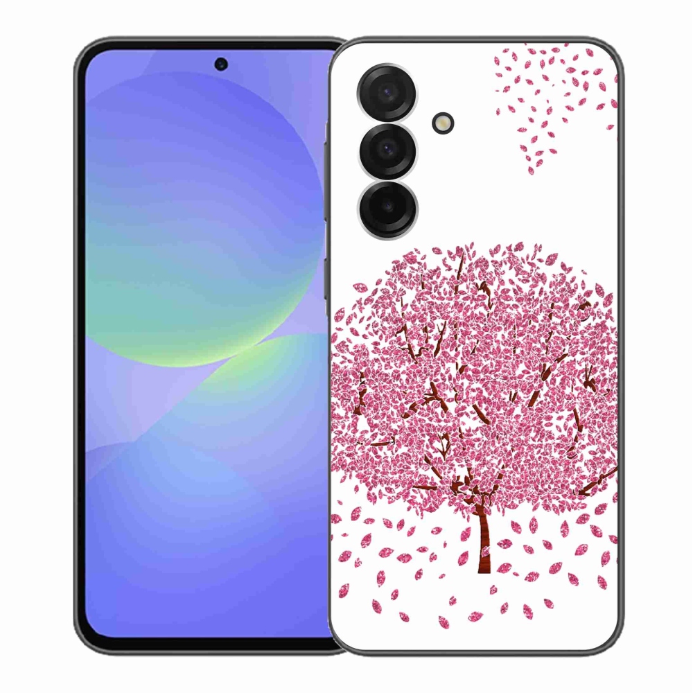 Gelový kryt mmCase na Samsung Galaxy A36 5G - kreslený strom s listy