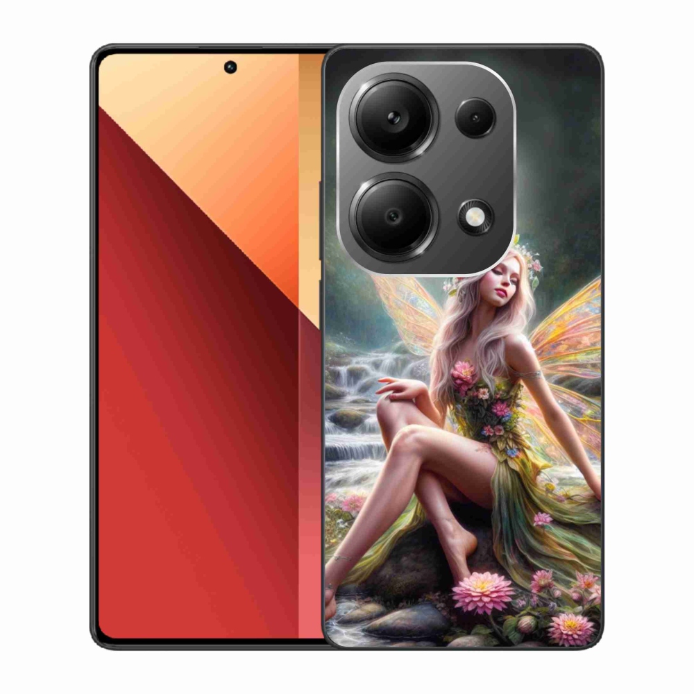 Gelový kryt mmCase na Xiaomi Redmi Note 13 Pro 4G/Poco M6 Pro - motýlí žena 1