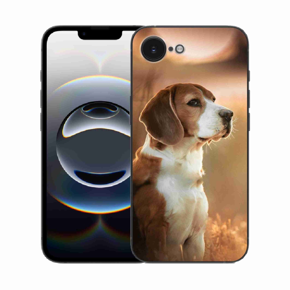 Gelový kryt mmCase na iPhone 16e - bígl