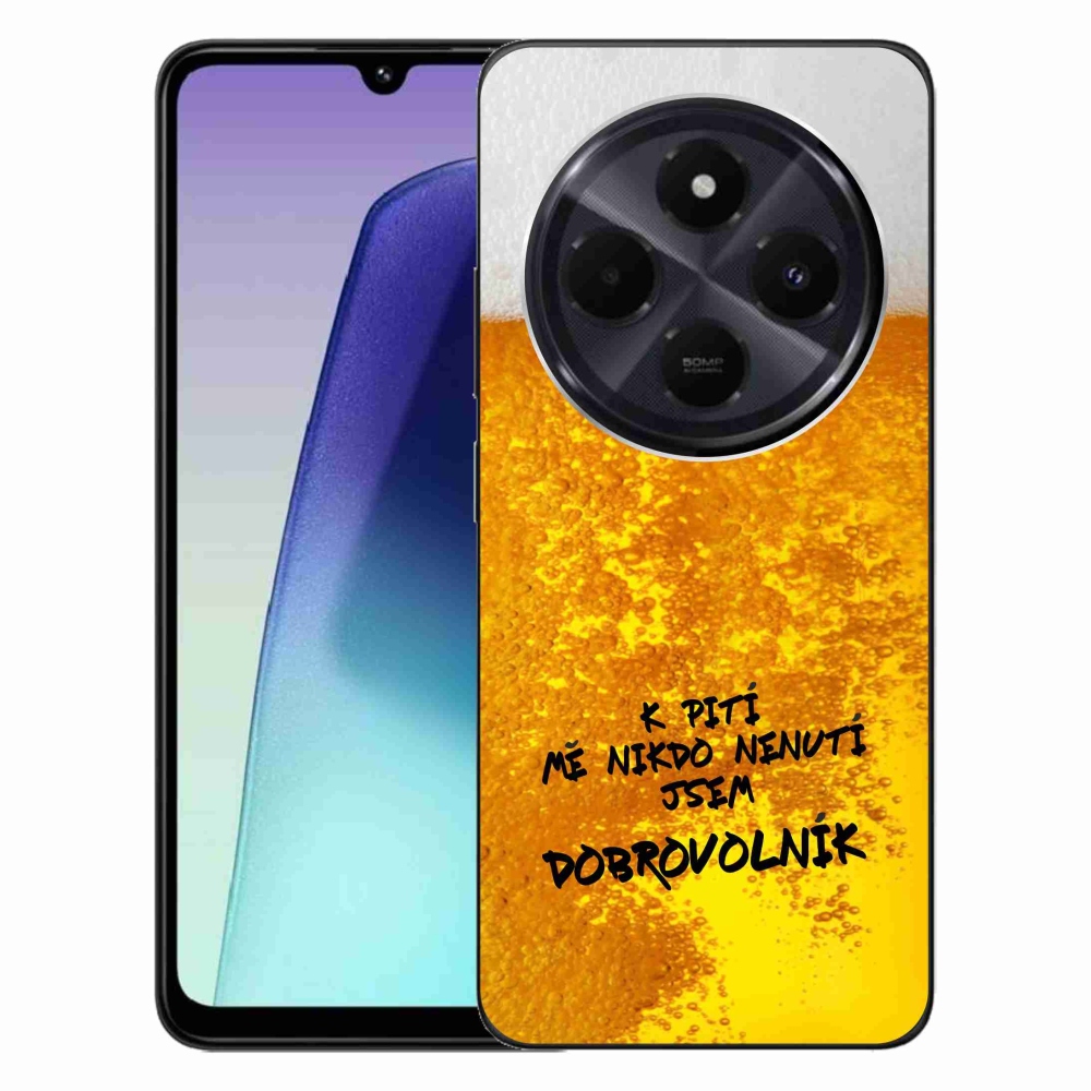 Gelový kryt mmCase na Xiaomi Redmi 14C/Poco C75 - pivní motiv 4