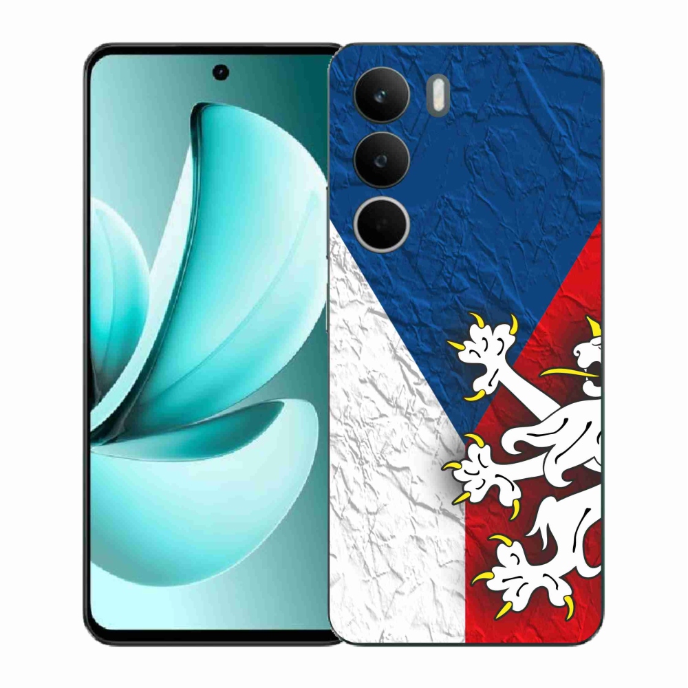 Gelový kryt mmCase na Realme C71 - česká vlajka 1
