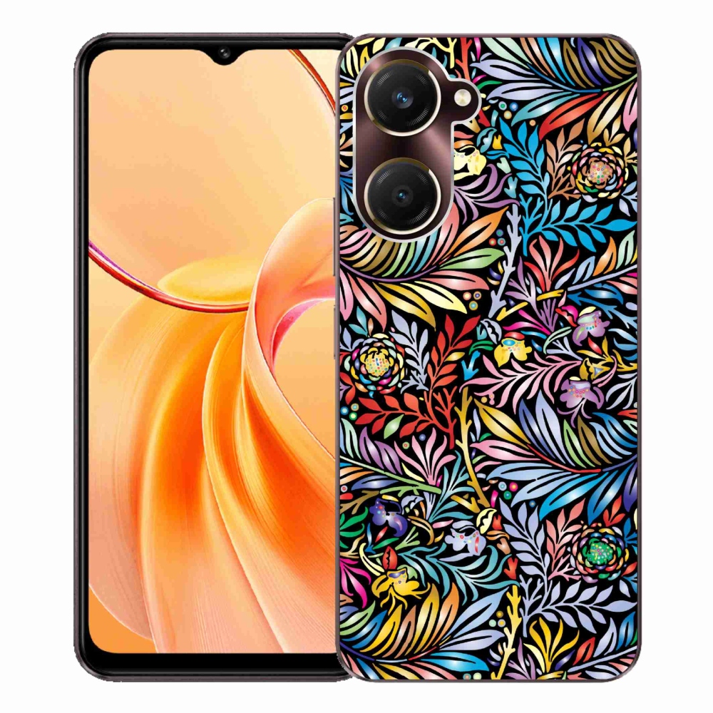 Gelový kryt mmCase na Vivo Y28s 5G - květiny 5