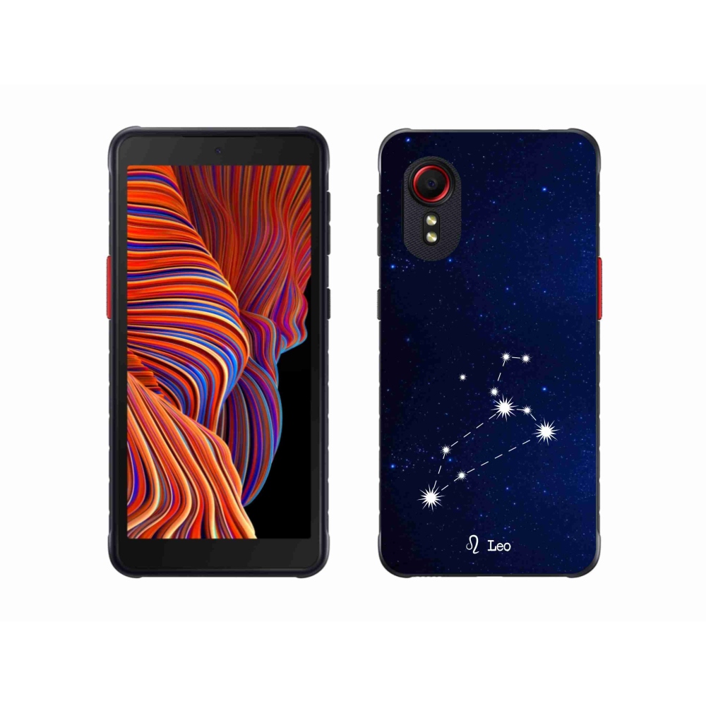 Gelový kryt mmCase na Samsung Galaxy Xcover 5 - souhvězdí Lva