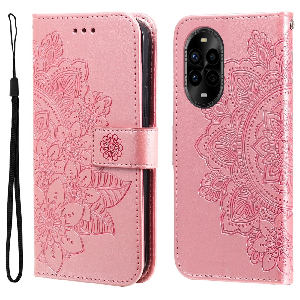 Mandala knížkové pouzdro na Huawei Nova 13 Pro 5G - růžové