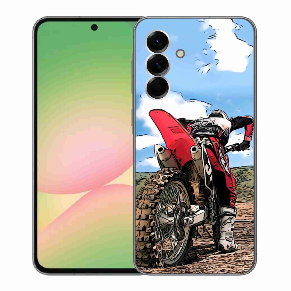 Gelový kryt mmCase na Samsung Galaxy A56 5G - moto