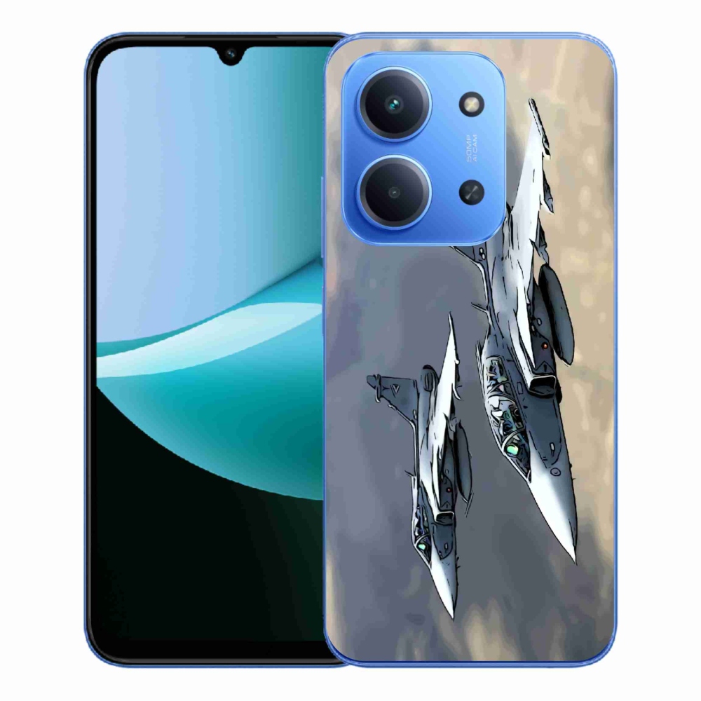 Gelový kryt mmCase na Xiaomi Redmi 15C 4G/5G (173mm) - stíhačky