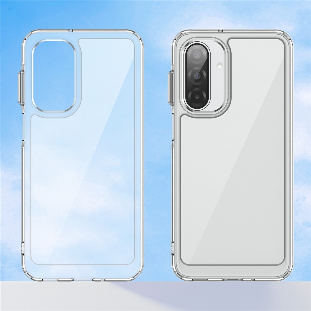 Gelový obal s pevnými zády na Samsung Galaxy A17 5G - průhledný
