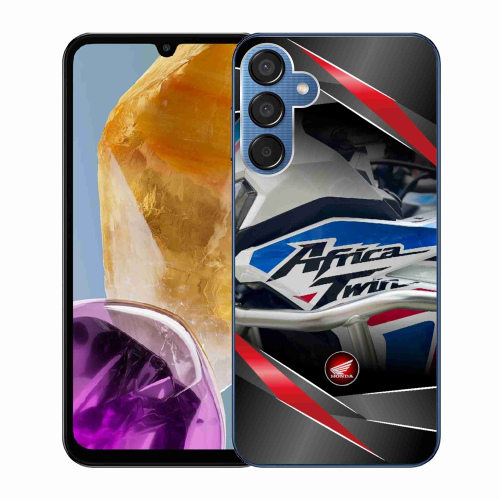 Gelový kryt mmCase na Samsung Galaxy M15 5G - motorka honda