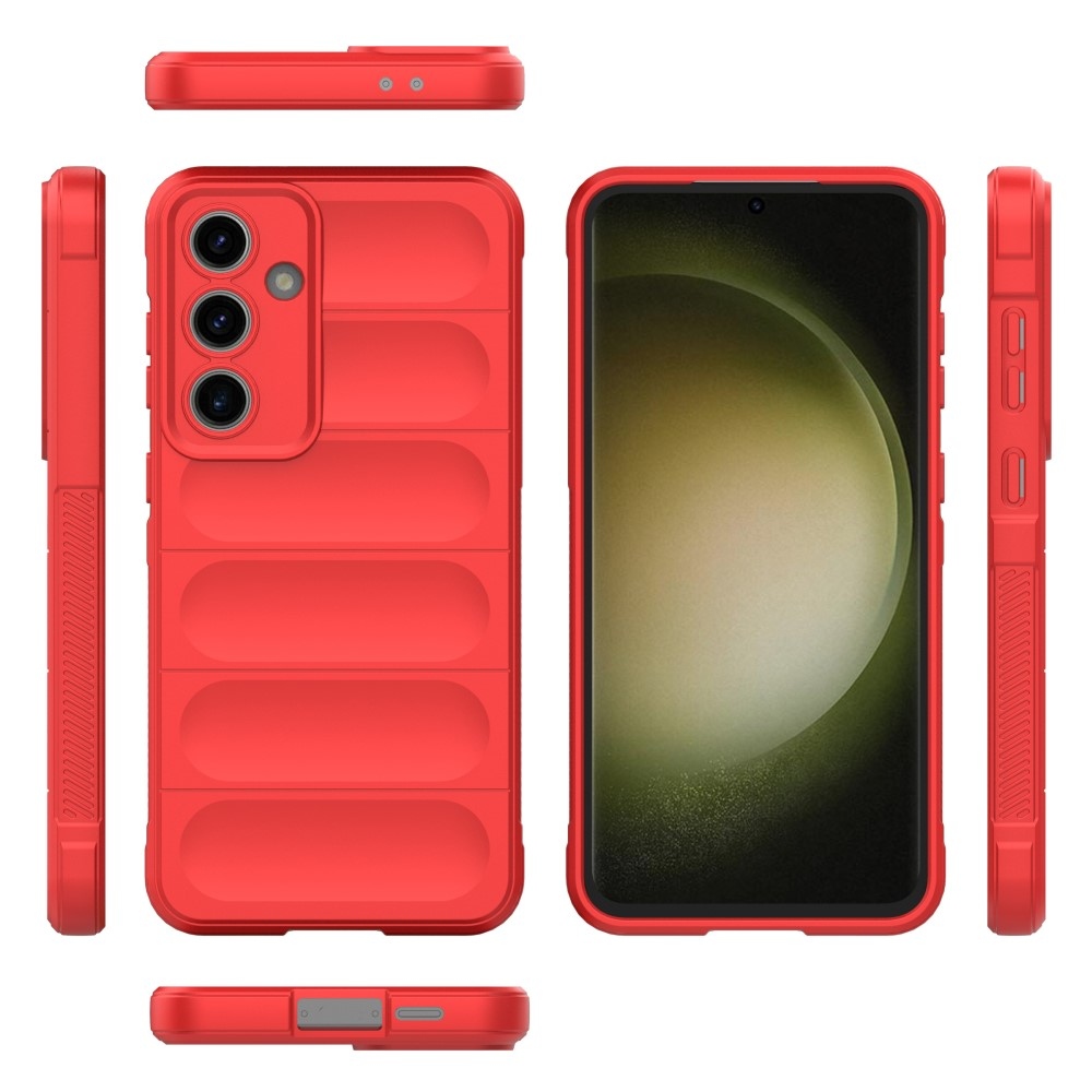 Rugg odolný gelový obal na Samsung Galaxy S24 FE - červený