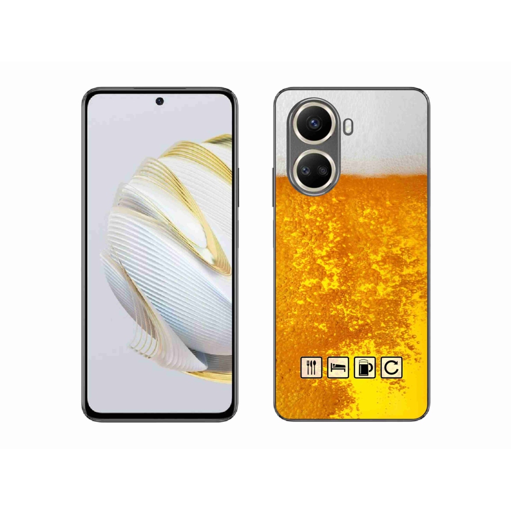 Gelový kryt mmCase na Huawei Nova 10 SE - pivní motiv 3