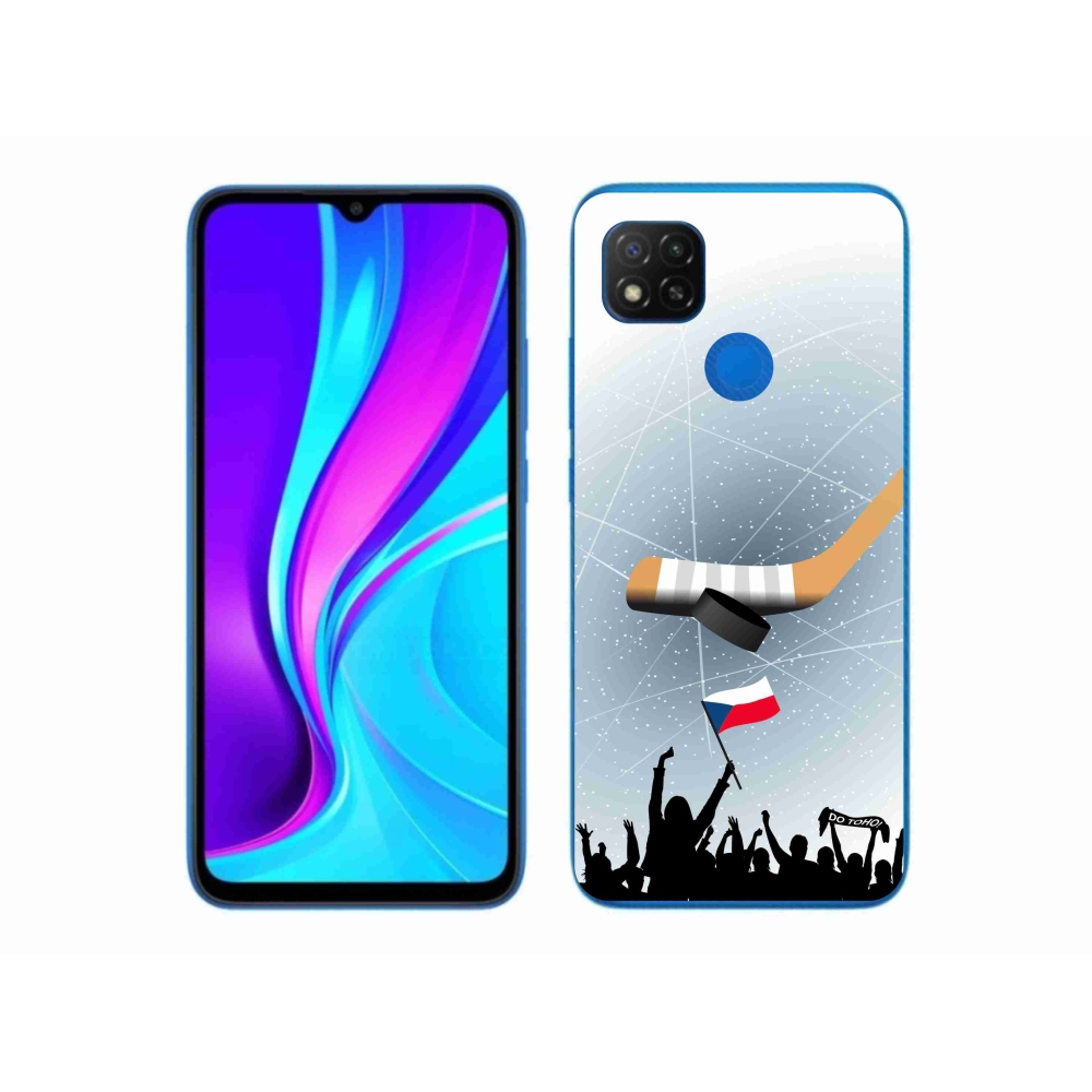 Gelový kryt mmCase na Xiaomi Redmi 9C - fanoušci hokeje