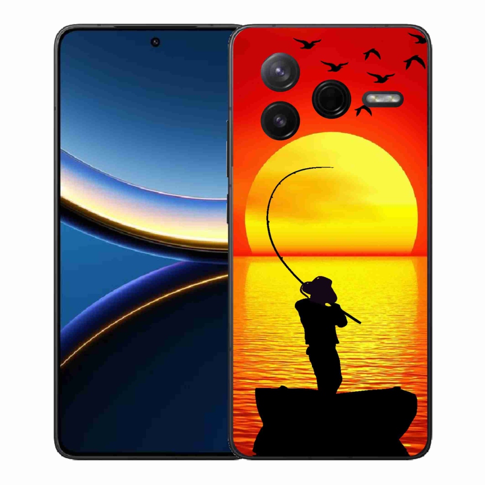Gelový kryt mmCase na Xiaomi Poco F7 Pro - rybaření