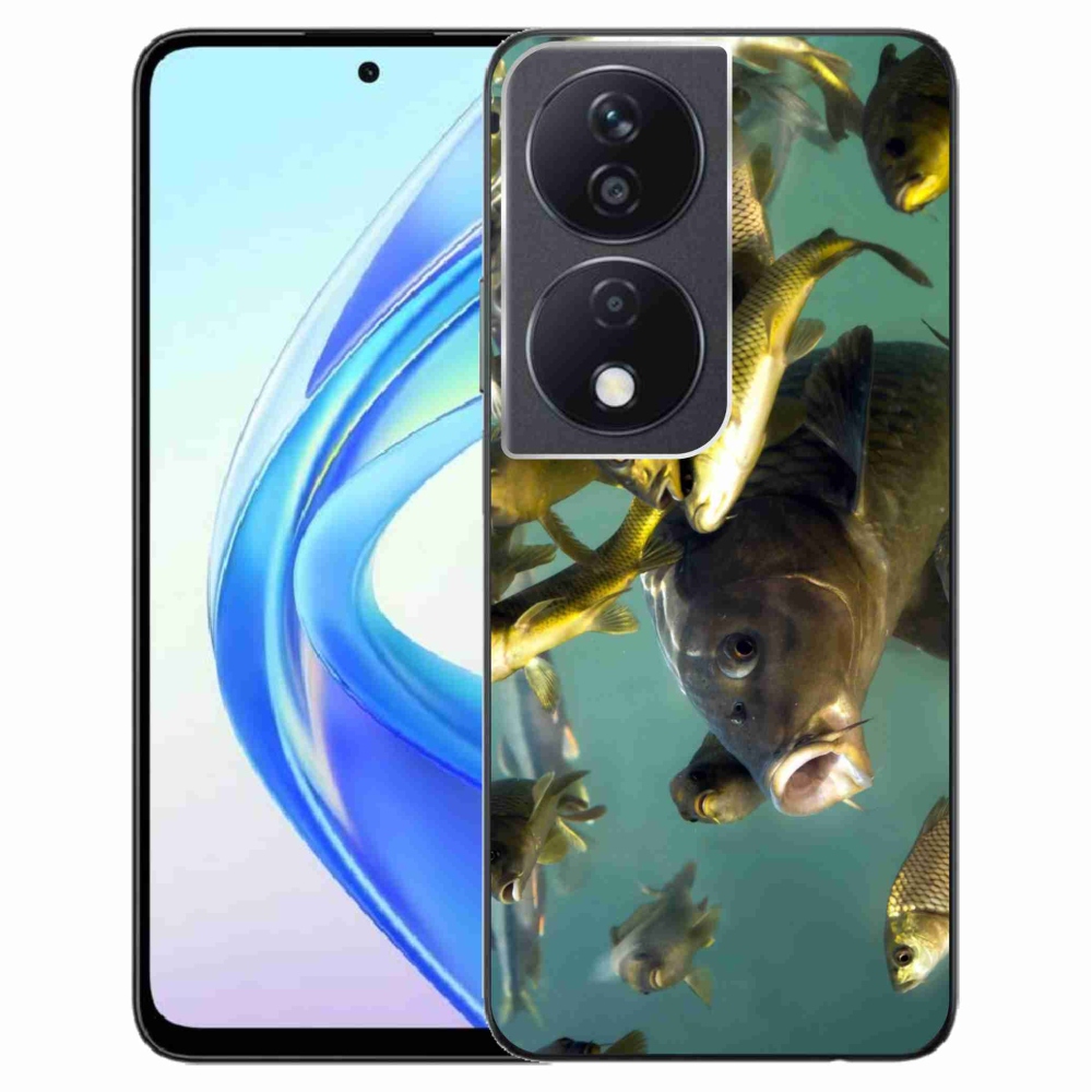 Gelový obal mmCase na Honor X7b/Honor 90 Smart - hejno ryb
