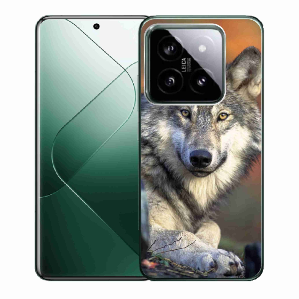 Gelový obal mmCase na Xiaomi 14 - vlk