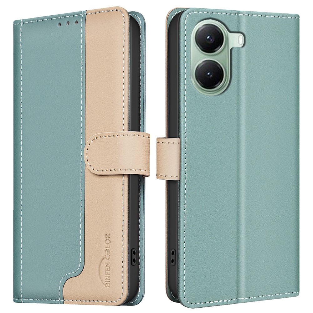 BNF DUO knížkové pouzdro na Xiaomi Poco X7 Pro 5G - zelené