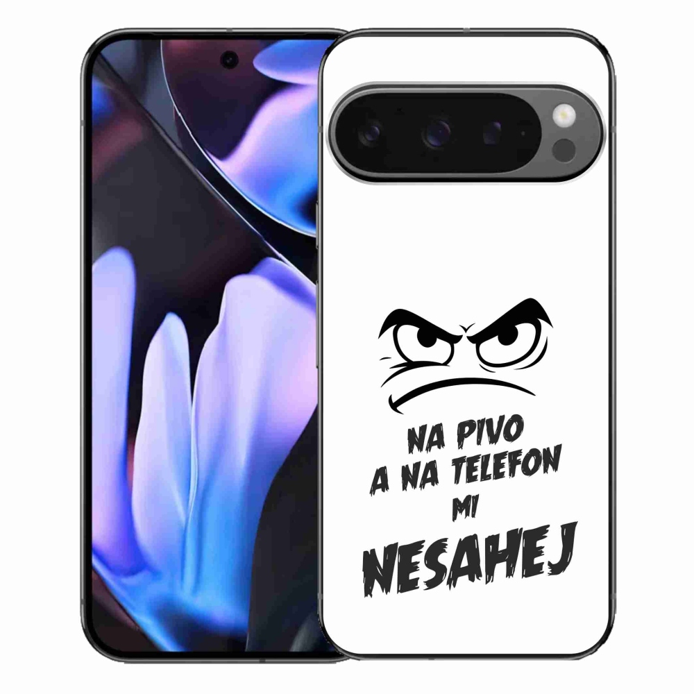 Gelový kryt mmCase na Google Pixel 9 Pro XL - pivní motiv 2 bílé pozadí