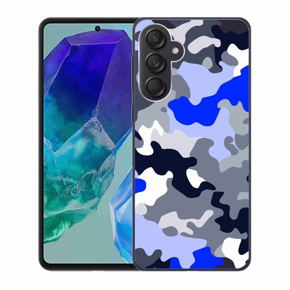 Gelový kryt mmCase na Samsung Galaxy M55 5G - maskáčový vzor 8