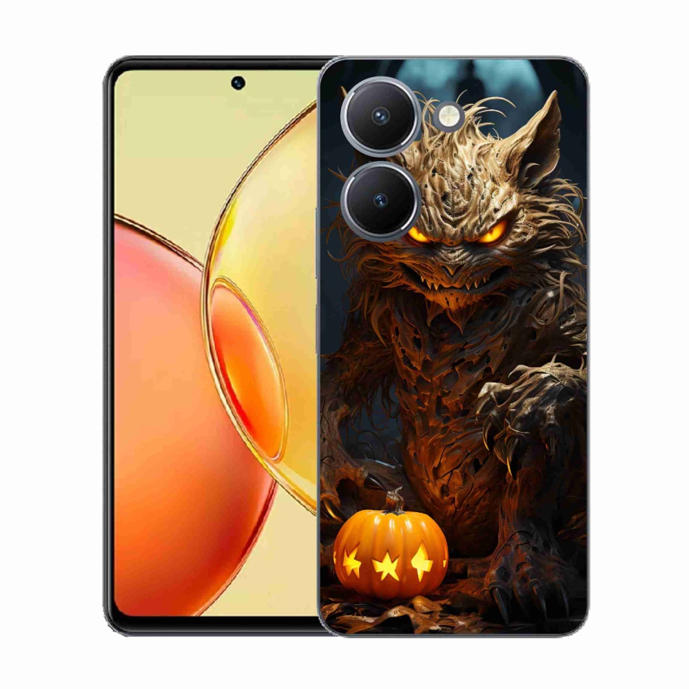 Gelový kryt mmCase na Vivo Y36 - halloweenská příšera