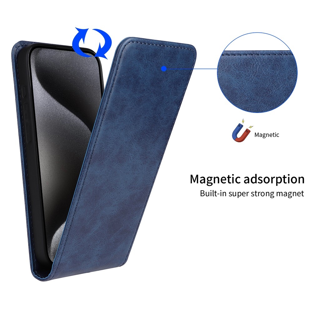 Vert flipové pouzdro na Xiaomi Redmi Note 14 5G - modré