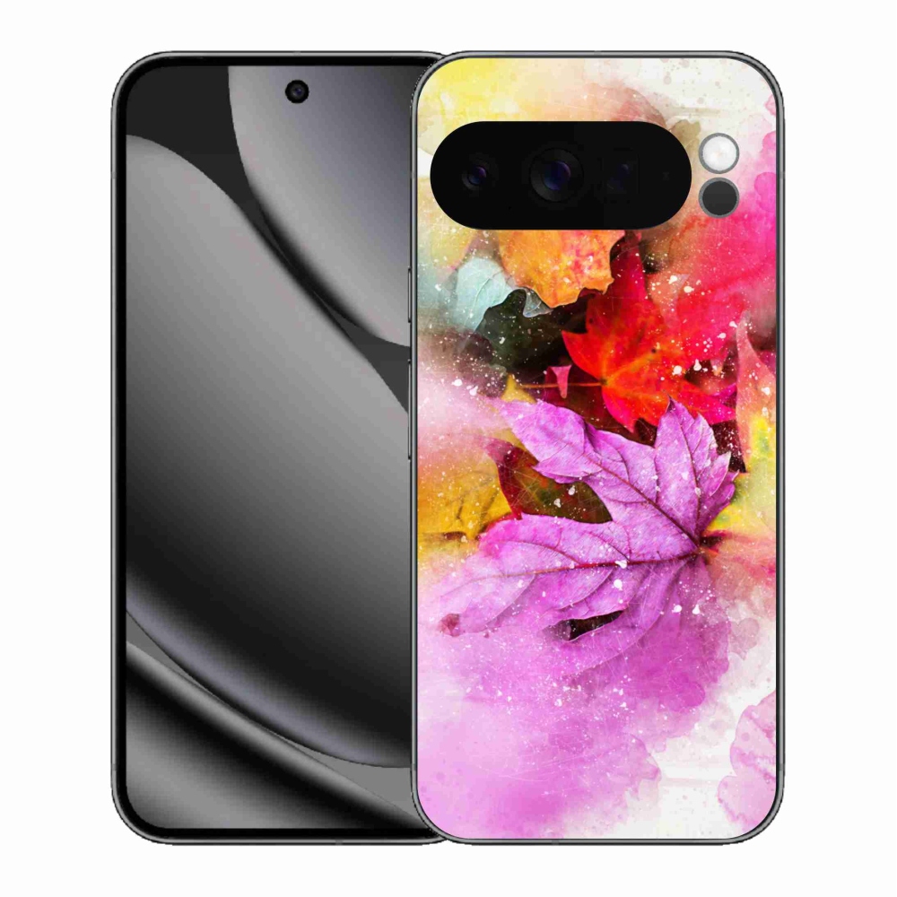 Gelový kryt mmCase na Google Pixel 10 Pro XL - barevné listy