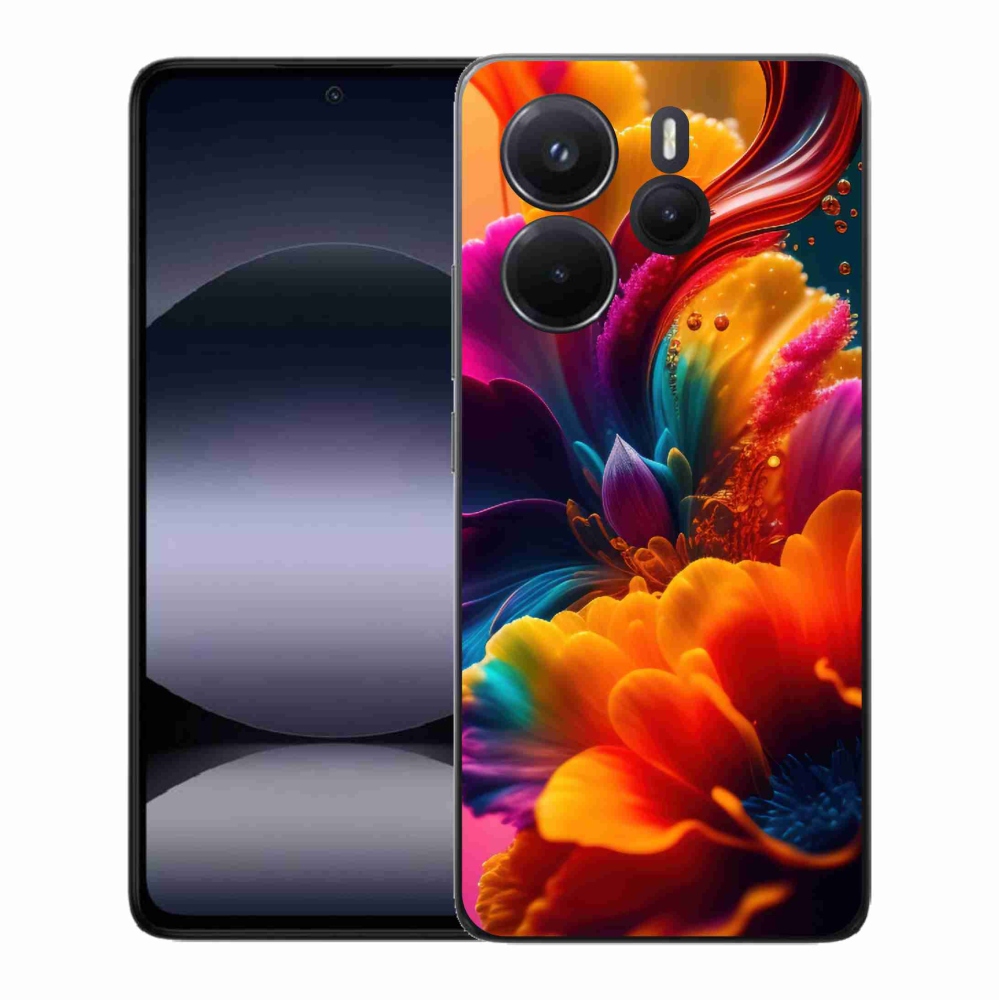 Gelový kryt mmCase na Xiaomi Redmi Note 14 - abstraktní motiv 2
